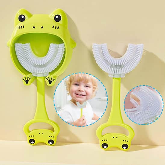 Brosse a dent bebe grenouille