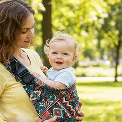 Écharpe de portage bébé réglable