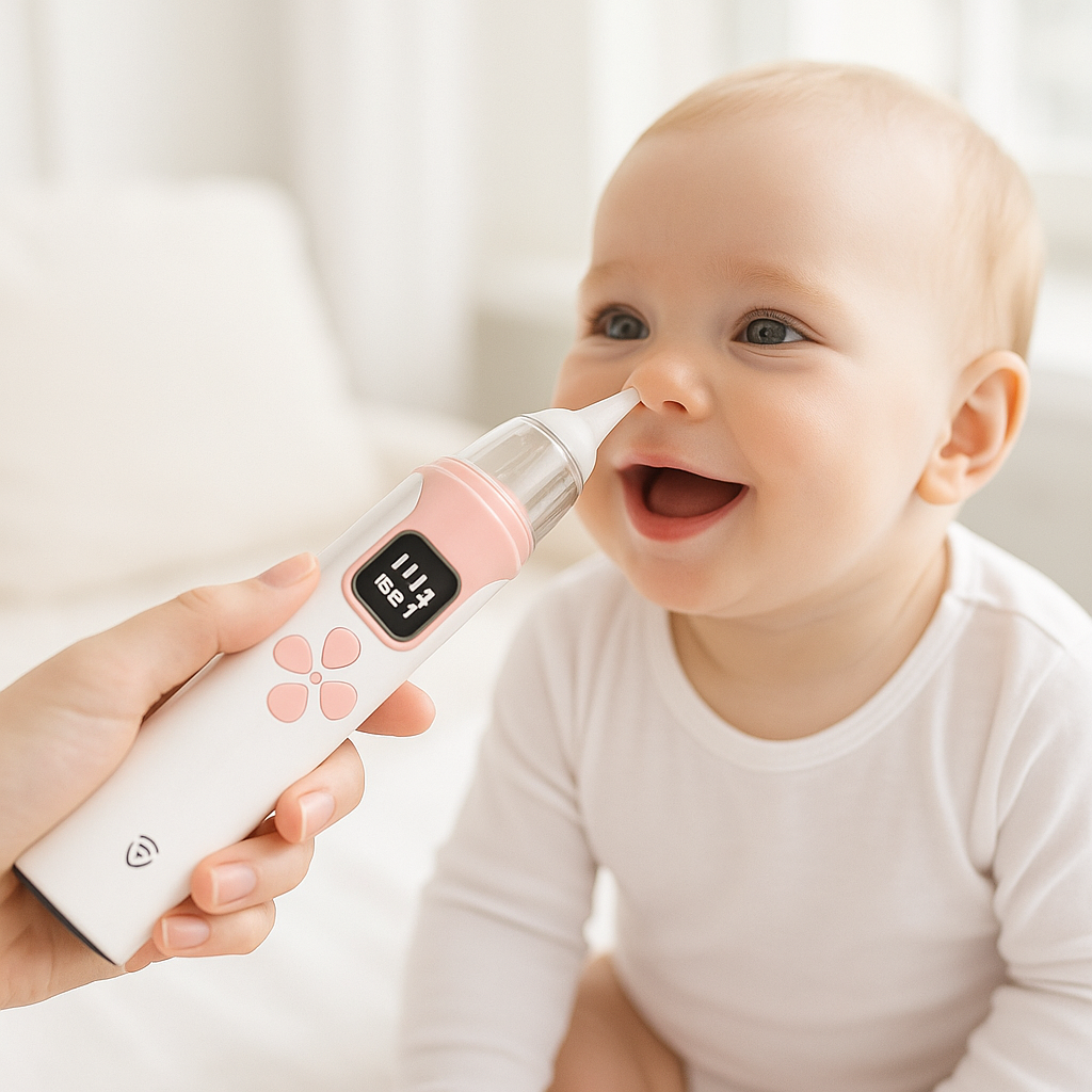 Mouche bebe electrique rose