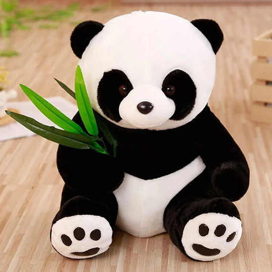 Peluche panda bambou