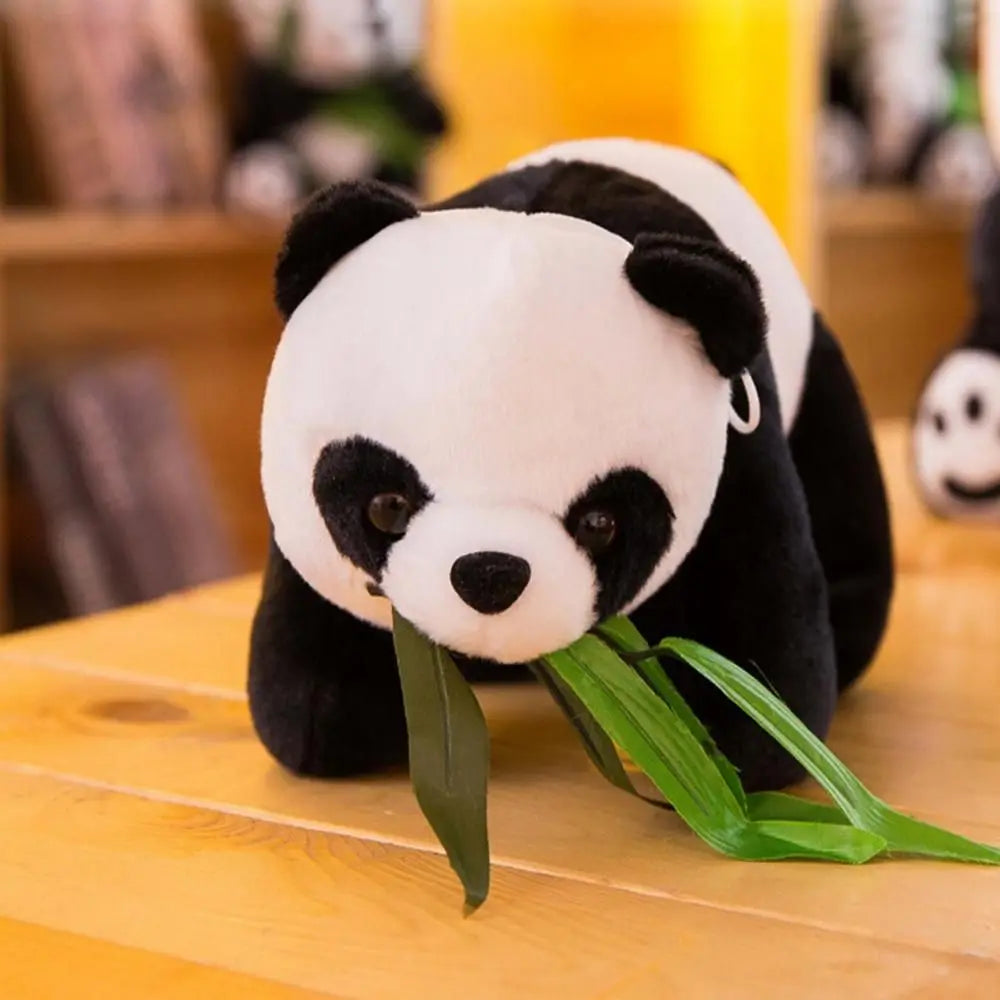 Peluche panda style genou