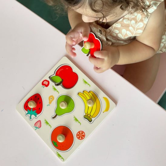 Puzzle bébé bois