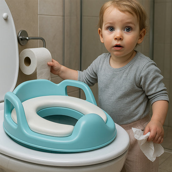 Reducteur de toilette confortable
