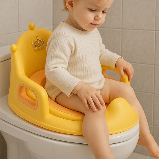 Rehausseur toilette jaune confort