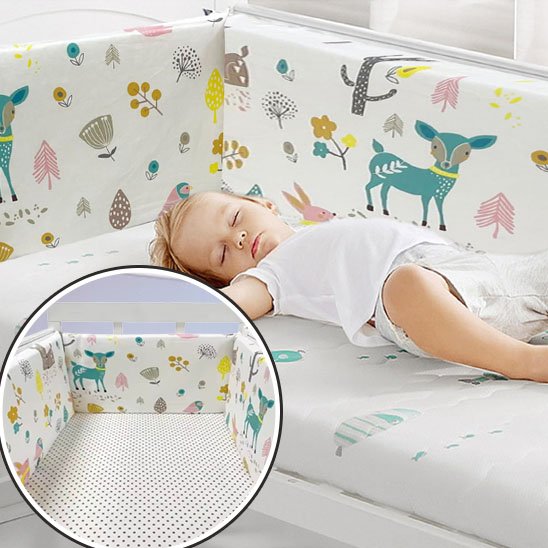 Tour de lit bébé animaux