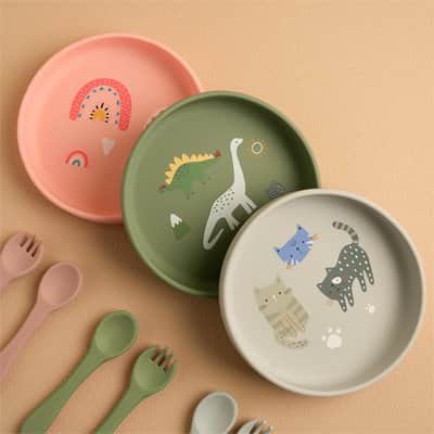 Assiette bebe animaux