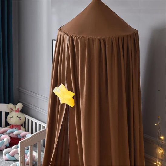ciel de lit bebe marron design