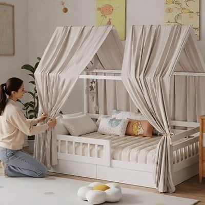 Ciel de lit mousseline