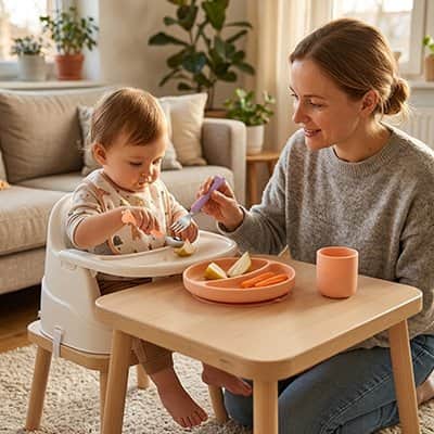 Couvert pour bebe cuisine