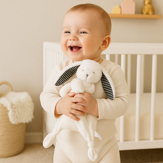 doudou bebe lapin moelleux