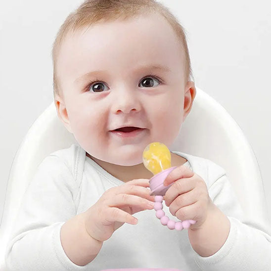 grignoteuse bebe rose