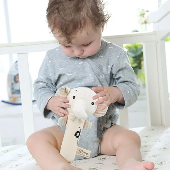 hochet bebe éléphant peluche