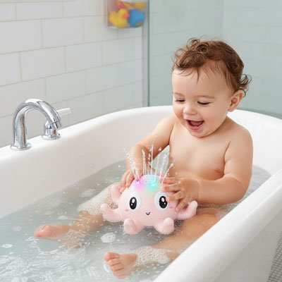 Jouet baignoire bebe jouet poulpe