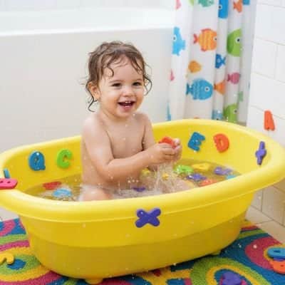 jouet bain lettre alphanumérique