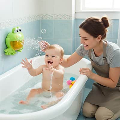 Jouet de bain grenouille-amusant