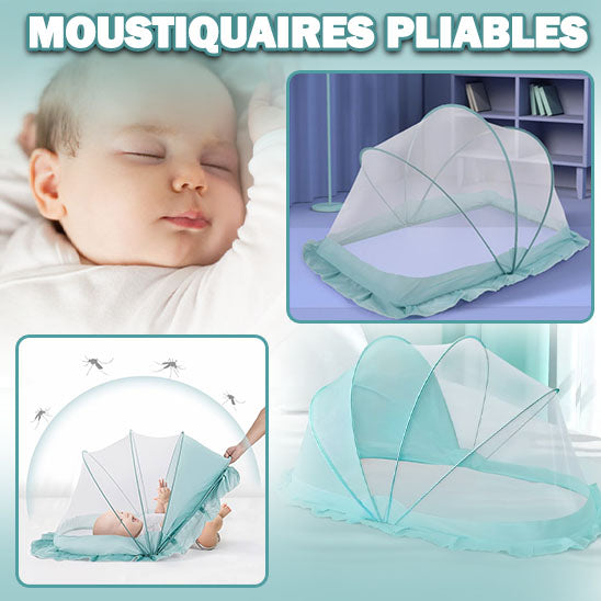 moustiquaire-lit-bébé-vert