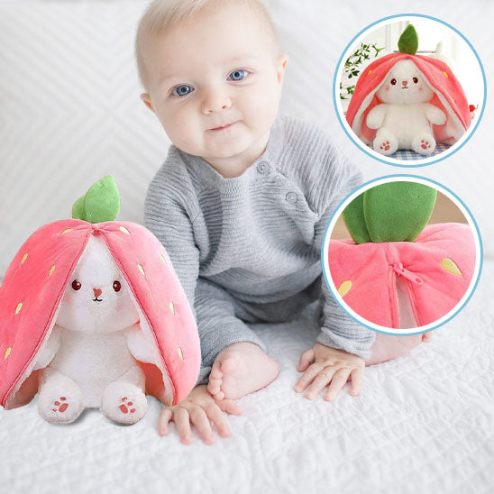 peluche lapin fruit