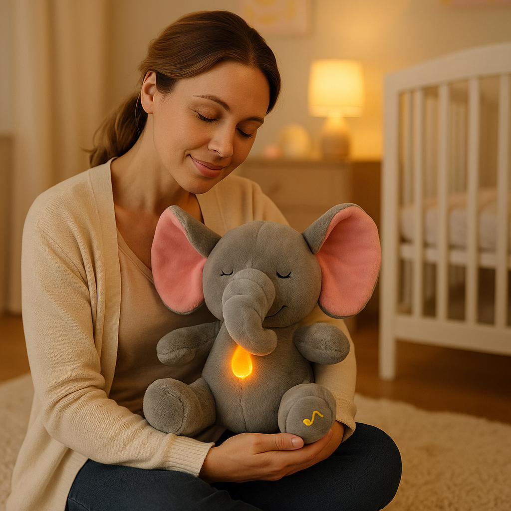 peluche qui respire maman peluche