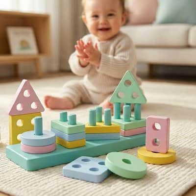 Puzzle en bois amusant