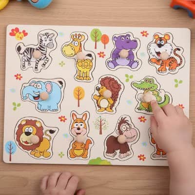 Puzzle en bois savane