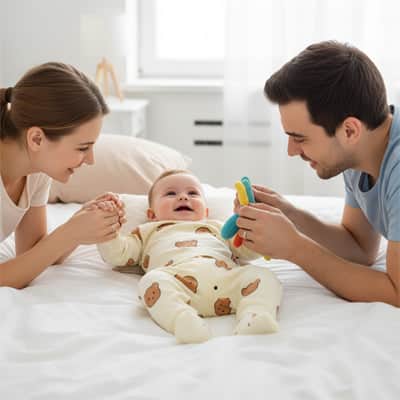 pyjama bebe beige