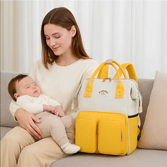 sac a langer jaune design