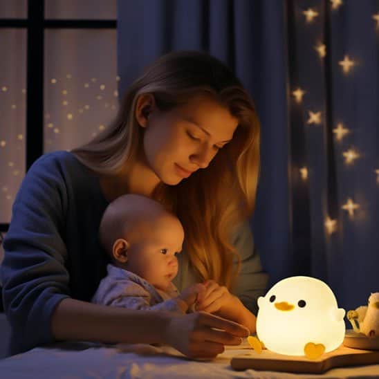 Veilleuse bébé poussin