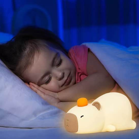 Veilleuse bébé capybara chambre