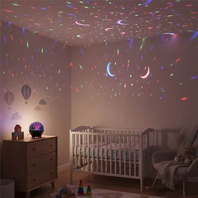 Veilleuse projection boule design