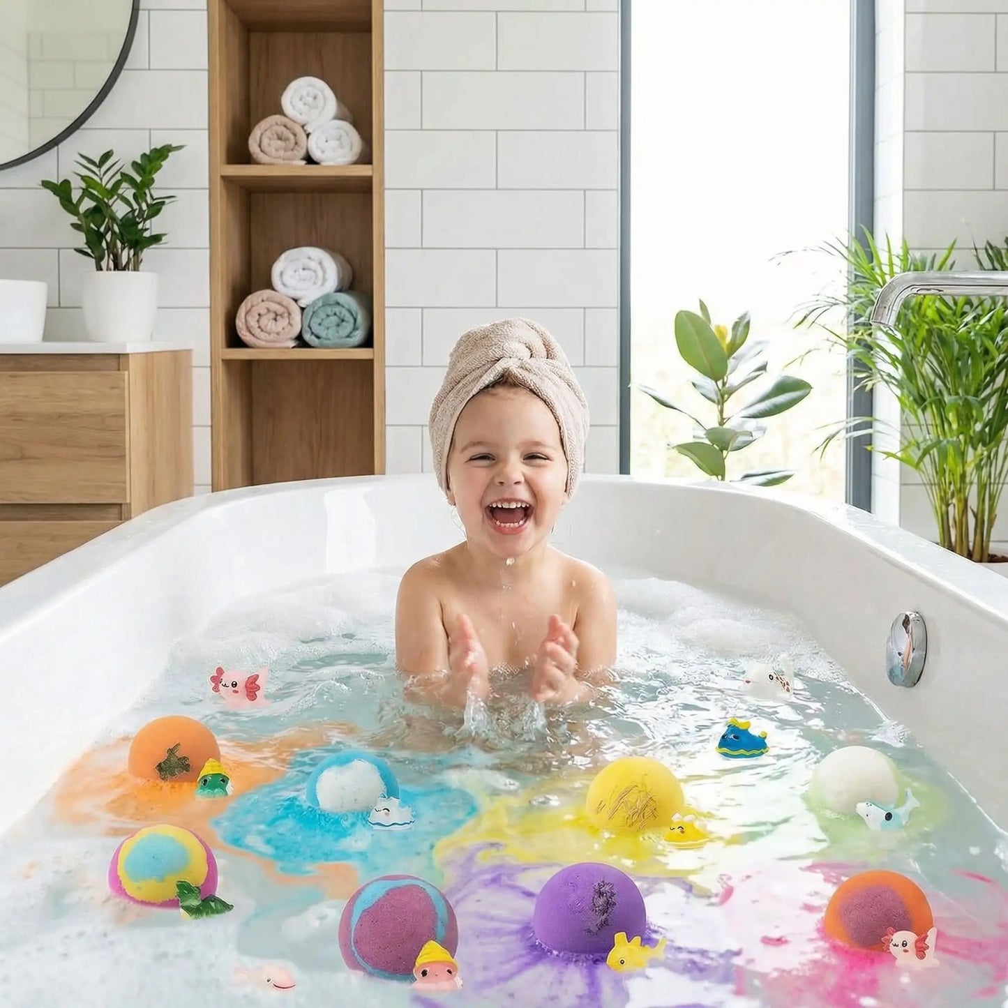 Bombe de bain amusant