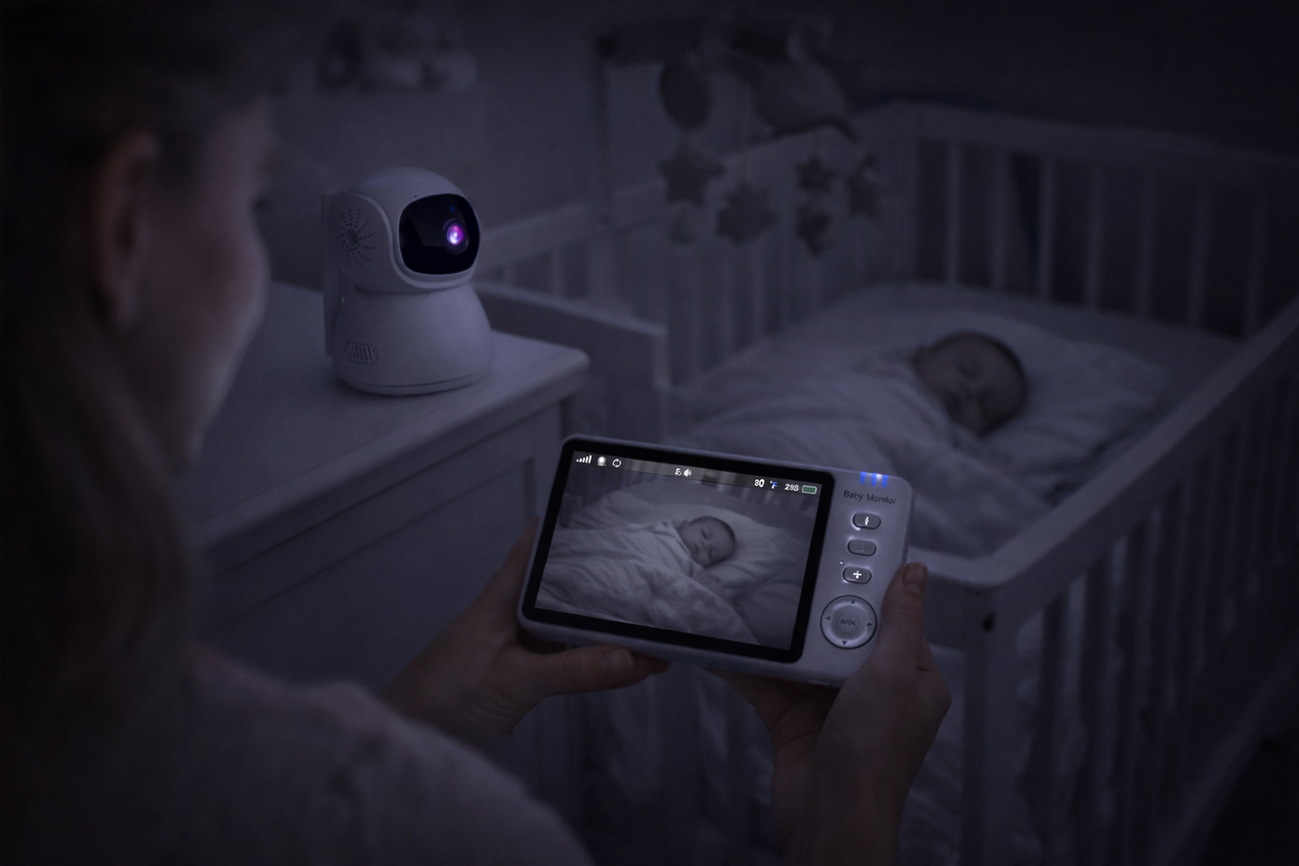 Camera bebe moniteur panoramique