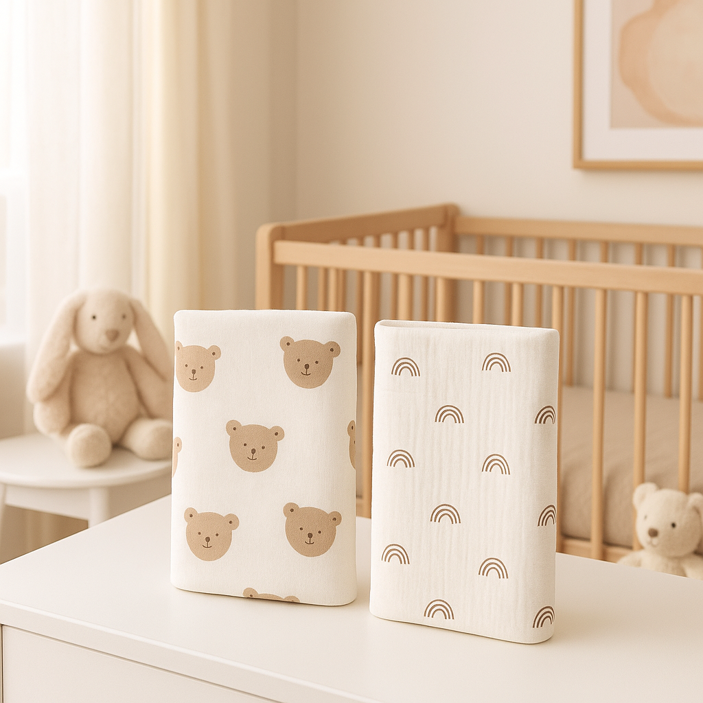 Couverture bebe arc tete ours