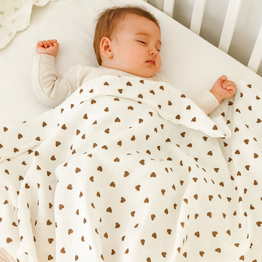 Couverture bebe blanc tete ours