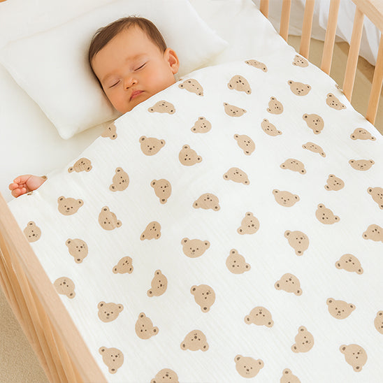 Couverture bebe ours lit design