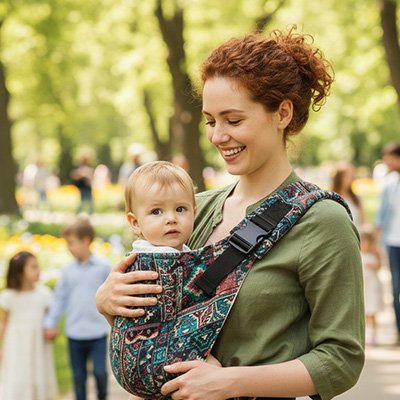 Écharpe de portage bébé ethic