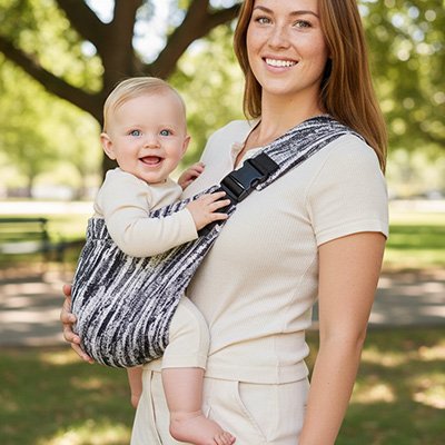 Écharpe de portage bébé promenade