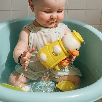 Jouet baignoire bebe canard