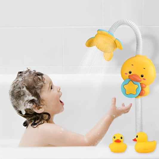 Jouet de bain canard jaune douche