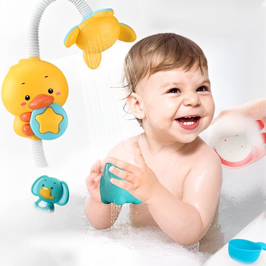 Jouet de bain canard jaune mignon