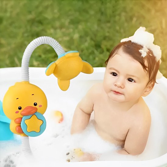 Jouet de bain canard jaune robinet