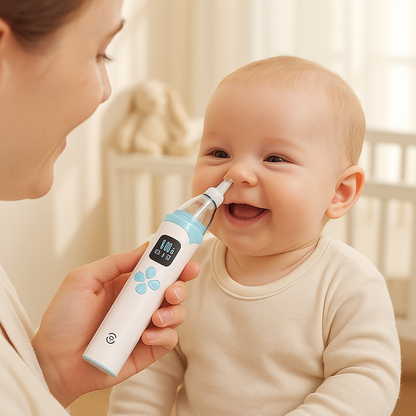 Mouche bébé électrique bleu
