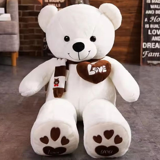 Ours en peluche blanc neige