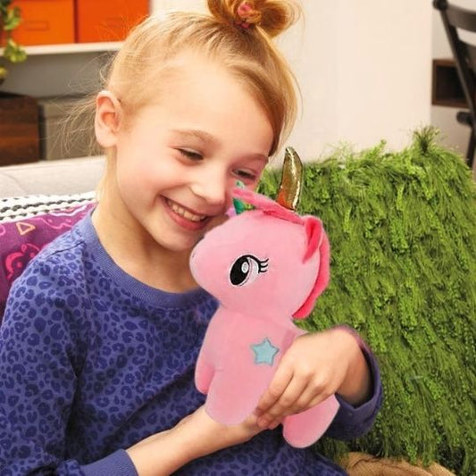 Peluche licorne rose adorable