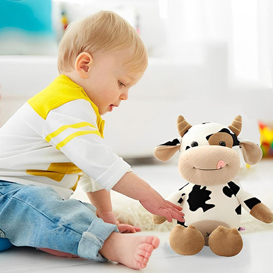 Peluche vache enfant
