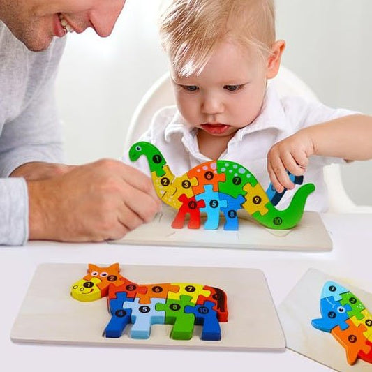 Puzzle enfant dinosaure
