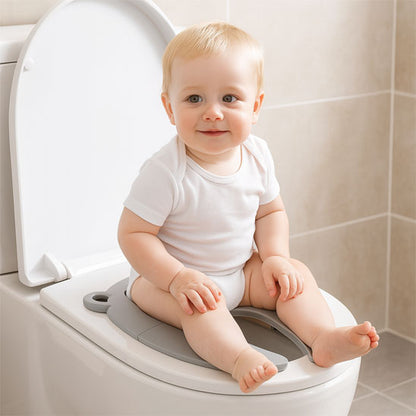 Reducteur de toilette gris pliante