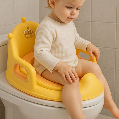 Rehausseur toilette jaune confort