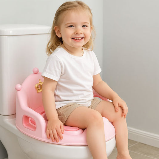 Rehausseur toilette rose fille