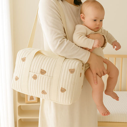Sac a langer bebe ours mignon
