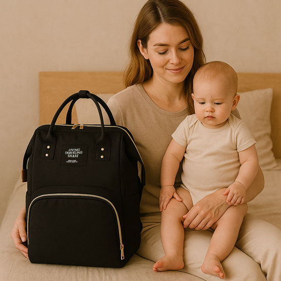 Sac a langer noir biberon